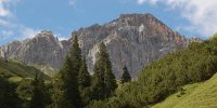 View back from Wetterstein Hutte